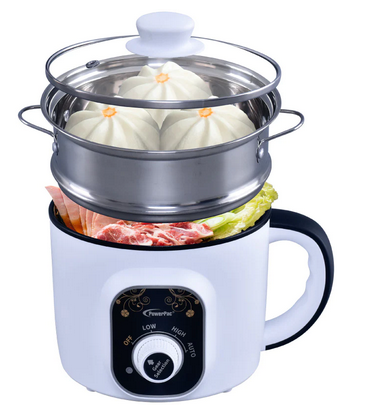 220V 1.7L Electric Multi Cooker Non-stick Inner Frying Pot Household  Electric Rice Cooker Hot Pot With Steamer