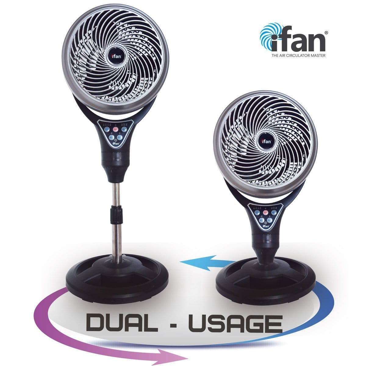 IFAN IF9669 AIR CIRCULATOR STAND W/ REMOTE – PowerPac-kh