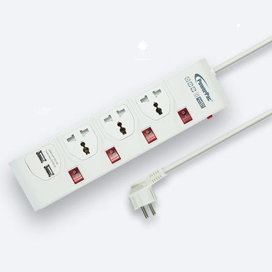 EXTENSION SOCKET WITH USB CHARGER