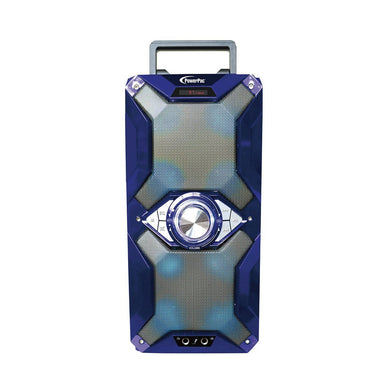POWERPAC BOOMBOX RECHARGEABLE W/BLUETOOTH 1000W BLUE - PowerPac
