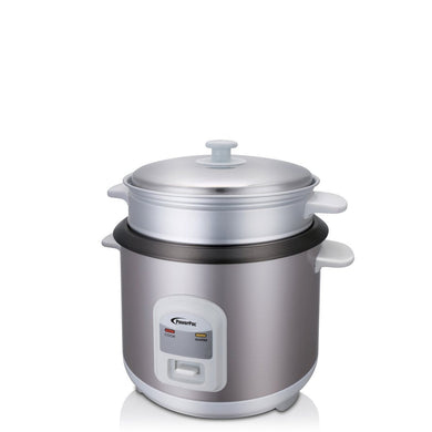 POWERPAC PPRC62 PREMIUM RICE COOKER WITH STEAMER 0.6L (1240400) - PowerPac