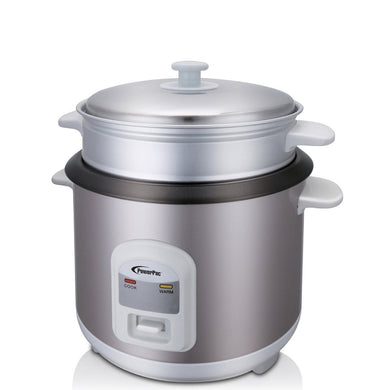 POWERPAC PPRC68 PREMIUM RICE COOKER WITH STEAMER 1.8L - PowerPac