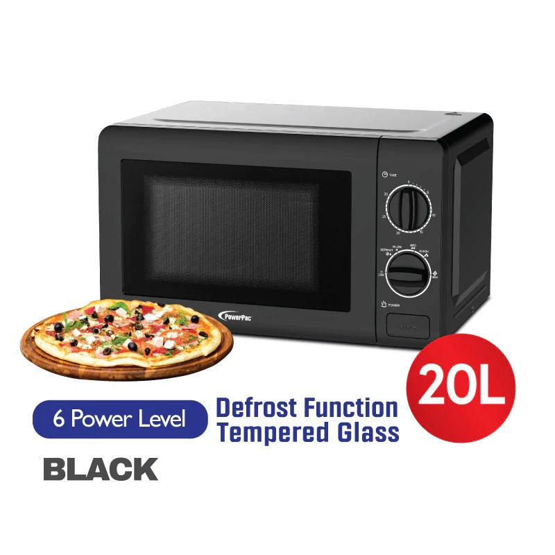 POWERPAC PPT720 MICROWAVE OVEN 20L (WHITE)