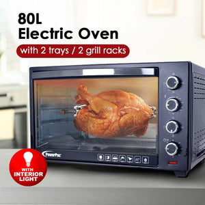 POWERPAC PPT80 ELECTRIC OVEN 80L
