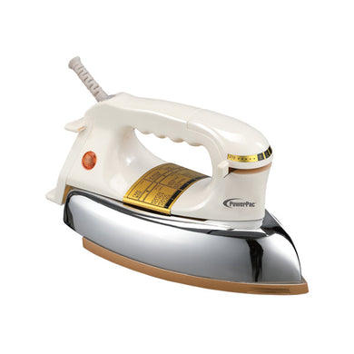 POWERPAC PPIN1127 HEAVY IRON 1.5KG W/CERAMIC SOLE<br>ឆ្នាំងអ៊ុតអគ្គិសនី