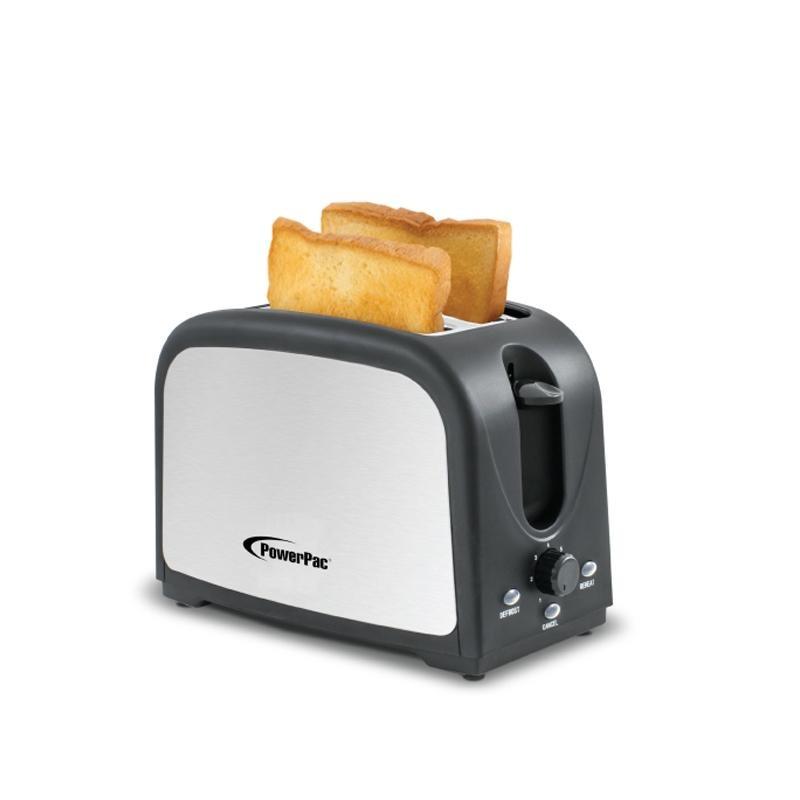 POWERPAC PPT03 2 SLICE BREAD TOASTER – PowerPac-kh